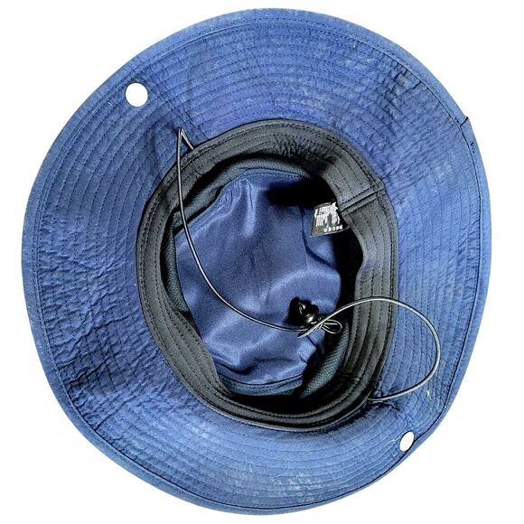 Mission Cooling Bucket Hat- UPF 50, 3” Wide Brim - One Size, Navy Blue - Picture 2 of 4